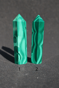 Pointe polie malachite