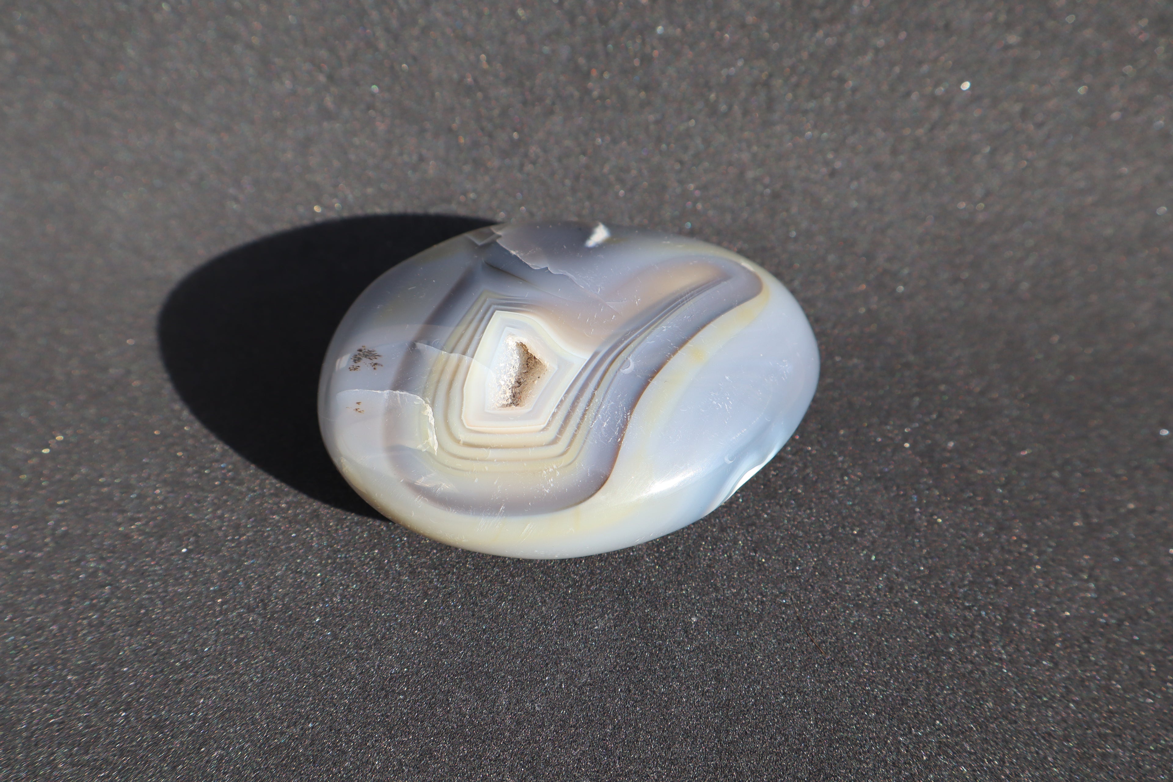 Galet Agate grise
