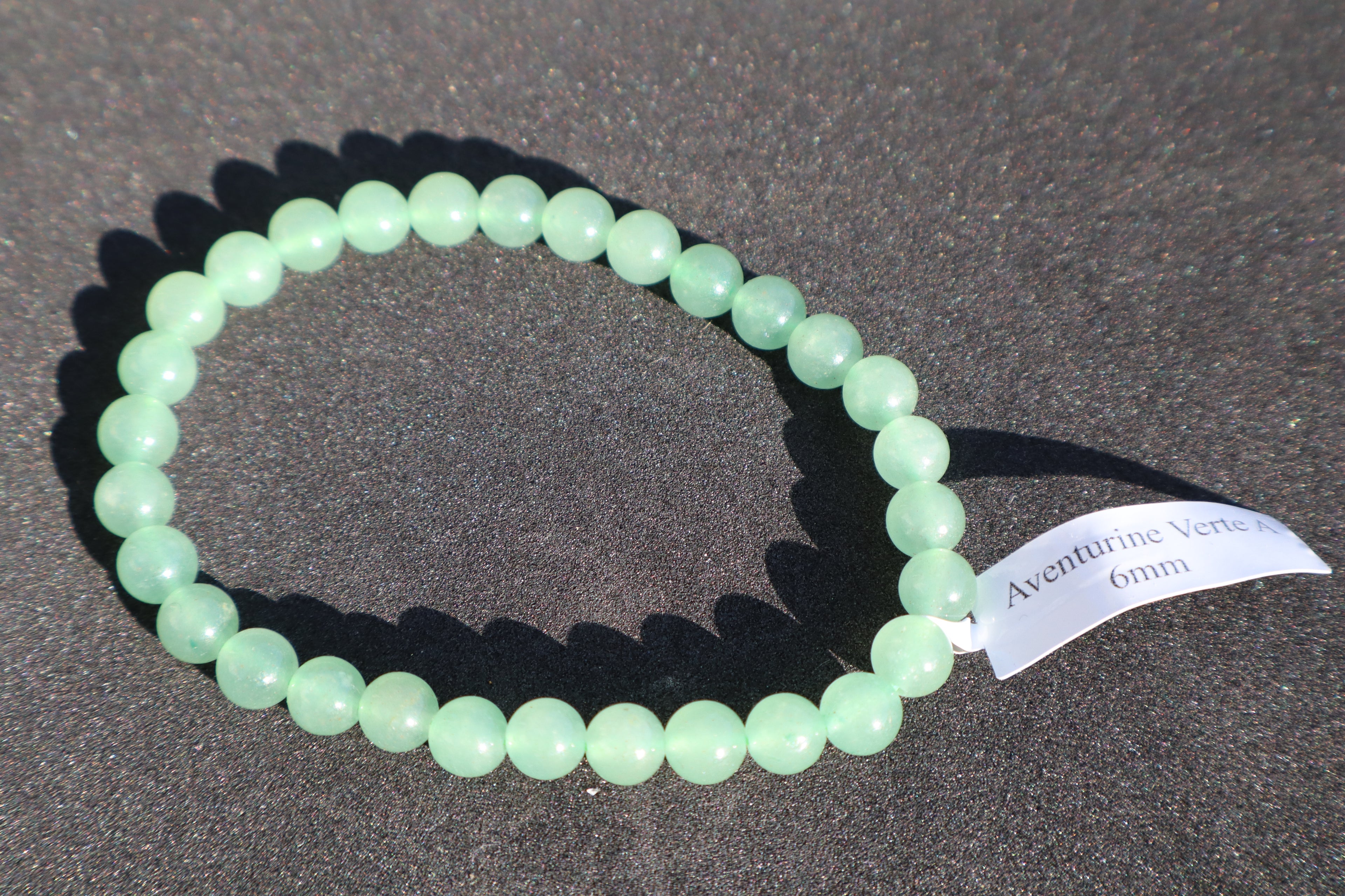 Bracelet Aventurine verte 6mm