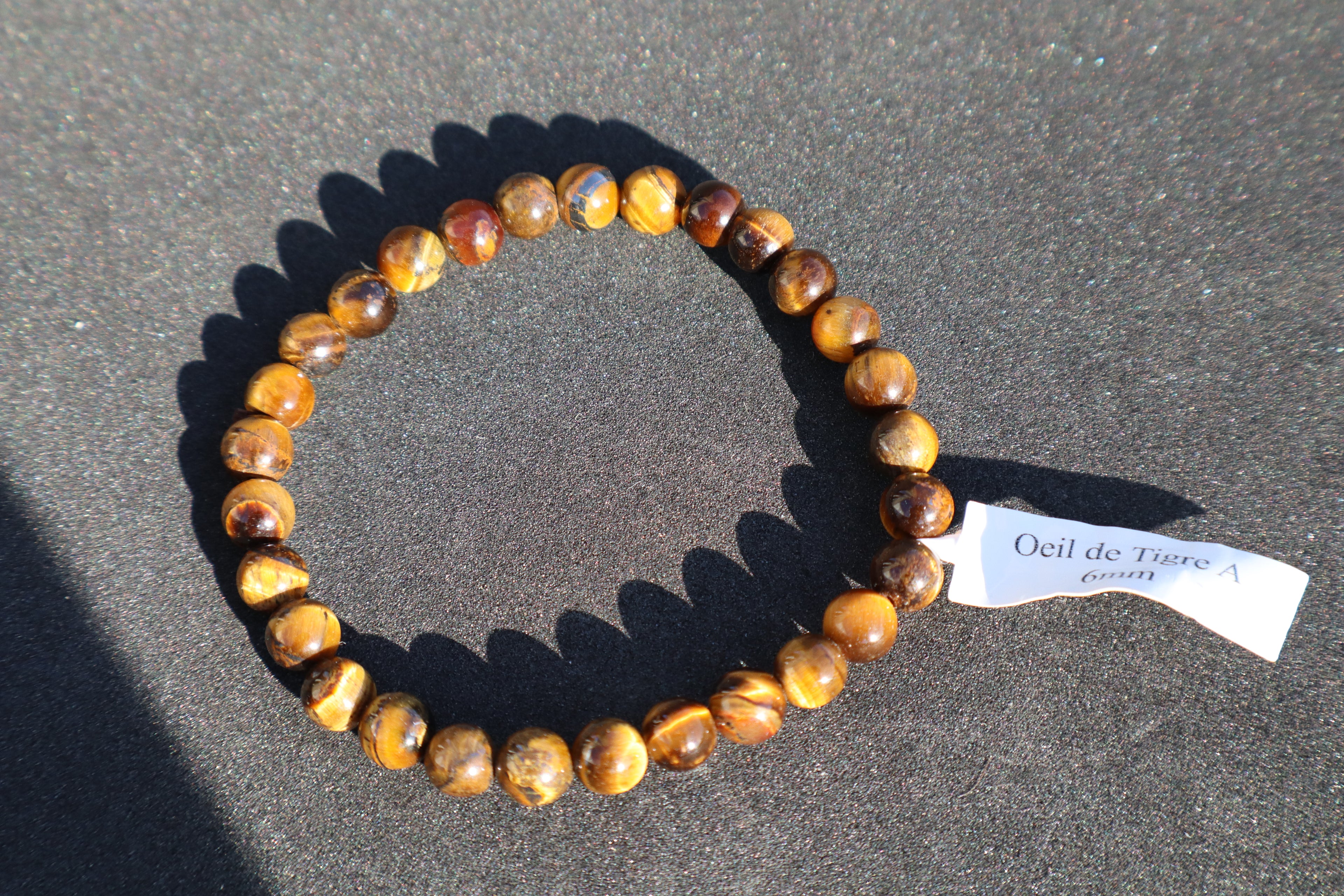 Bracelet Oeil de tigre 6mm
