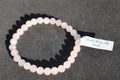 Bracelet Quartz rose 6mm