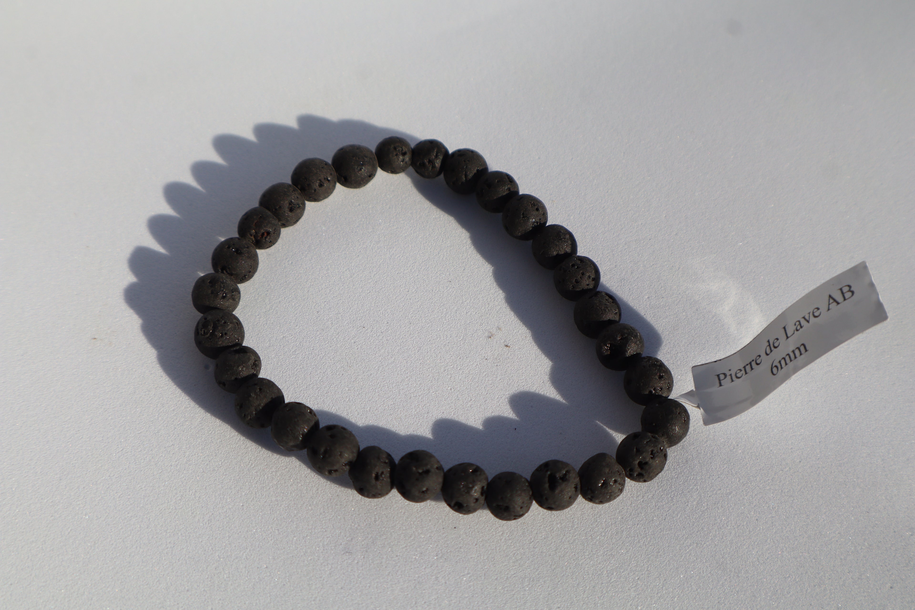 Bracelet Pierre de lave 6mm